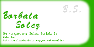 borbala solcz business card